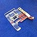 YEQIN Snap On Clear Seam Guide Foot 4130348-45 for Viking Group D,1,2,3,4,5,6,7 Machines