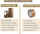 FR Enterprises Heavy Duty Brown Packing Tape 36 Rolls 48mm x 66m Strong view 4
