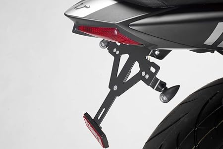 Amazon Sw Motech ナンバープレートホルダー ブラック Suzuki Sv650 Abs 15 Sv650x 18 Kzt 05 670 B ナンバープレートホルダー 車 バイク