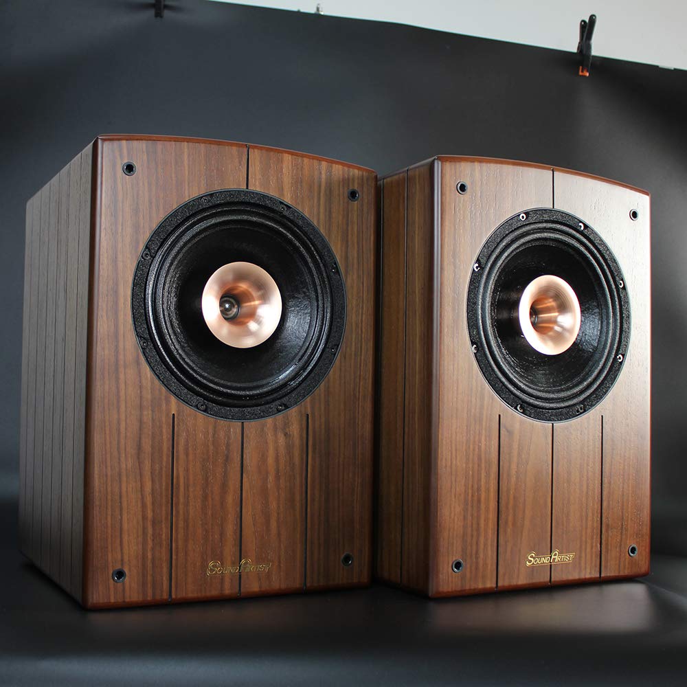 SoundArtist SC8B Coaxial Speaker HiFi Bookshelf Loudspeakers 8 inch
