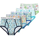 Tommy Bahama Boys 5-Pack Cotton Briefs - Soft, Tag Free Underwear Multipack for Kids and Toddlers