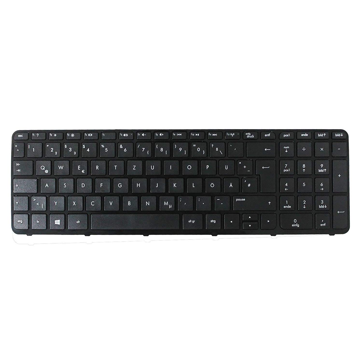 Gintai German Keyboard Replacement for HP Pavilion 15-r202ng 15-r206ng 15-r214ng 15-r215ng