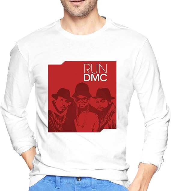 Amazon ラン ディーエムシー The Essential Run Dmc Tシャツ メンズ 長袖 綿 春秋 無地 メンズティシャツ プルオーバーシャツ ロングtシャツ カットソー カジュアル ファッション トップス カジュアル Tシャツ カットソー 通販