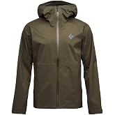 BLACK DIAMOND Men's Fineline Stretch Rain Shell, Packable Climb/Hike Layer