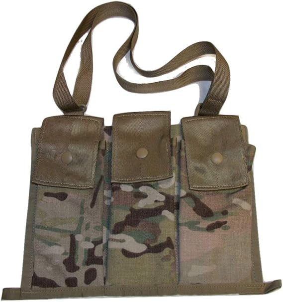 Genuine Issue U.S. Military Multicam OCP Molle II Bandoleer Ammunition Pouch Clothing