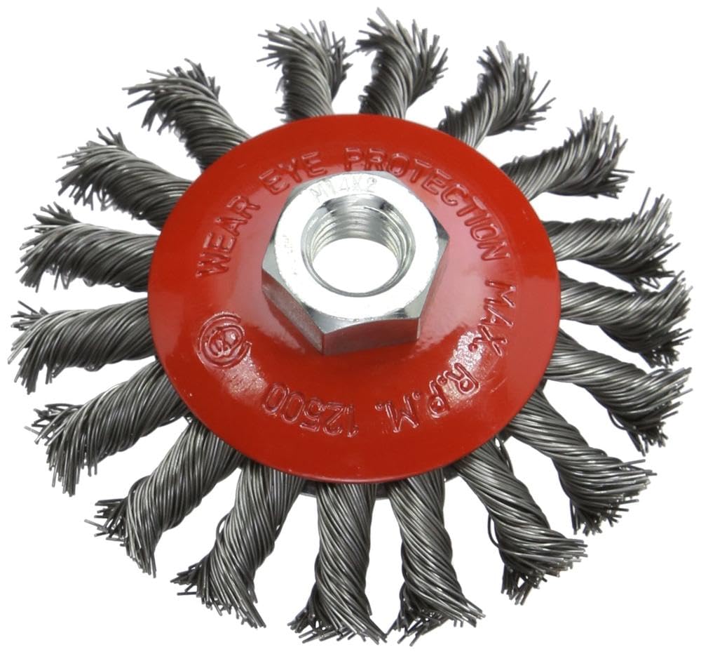 Silverline 633510 Steel Twist-Knot Brush 100 mm