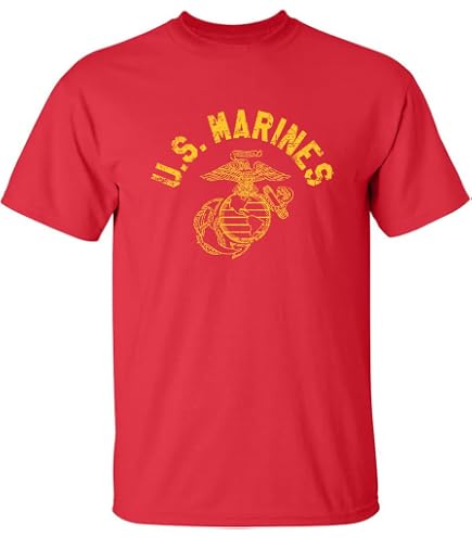 Rapid Dominance Maglietta Uomo Marines - Base Militare Con Globo E Ancora, 100% Cotone