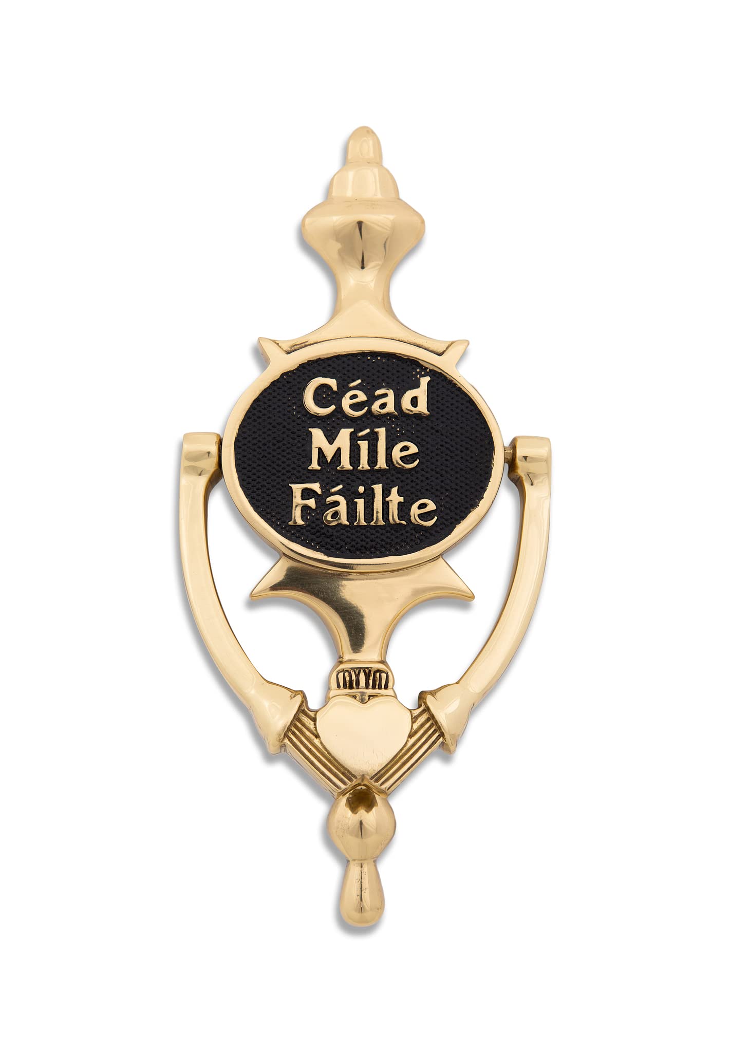 Exclusive Irish Claddagh Front Door Knocker Cead Mile Failte Knocker 20cm