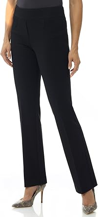 women's pull on bootcut ponte pants