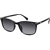 SOJOS Classic Square Polarized Sunglasses for Women Men Vintage Style UV400 Lens SJ2636