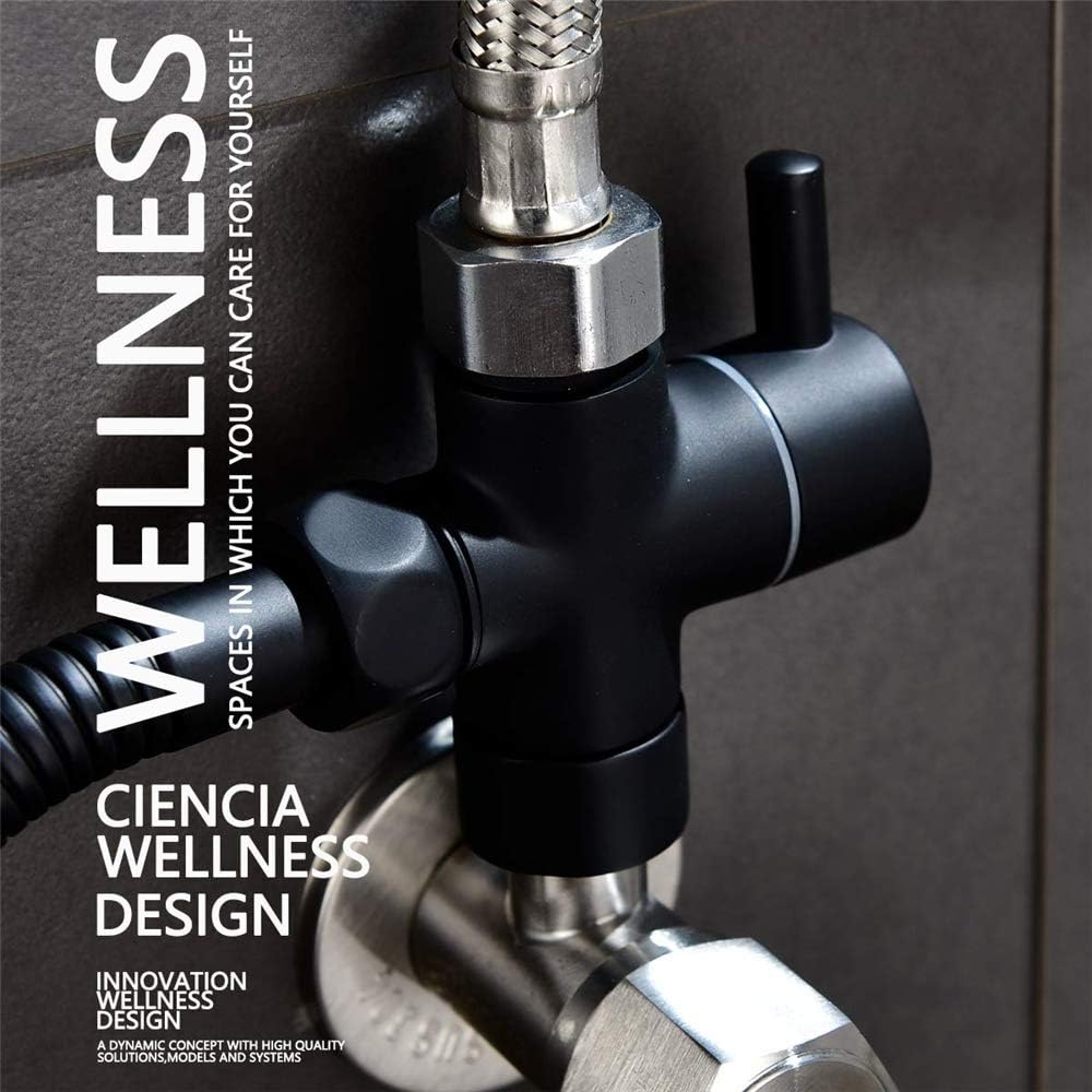 Langyinh 3 Vias Ducha Brazo Desviador Valvula G 1 2 Desviador Valvula Para Ducha De Mano Y Cabezal De Pulverizacion Fijo Partes De La Ducha Negro Bricolaje Y Herramientas Valvulas Mujeramerica Com