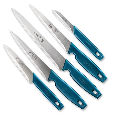Cartini Godrej Knife Combo, Stainless Steel, 5 Pc Set, Multicolor