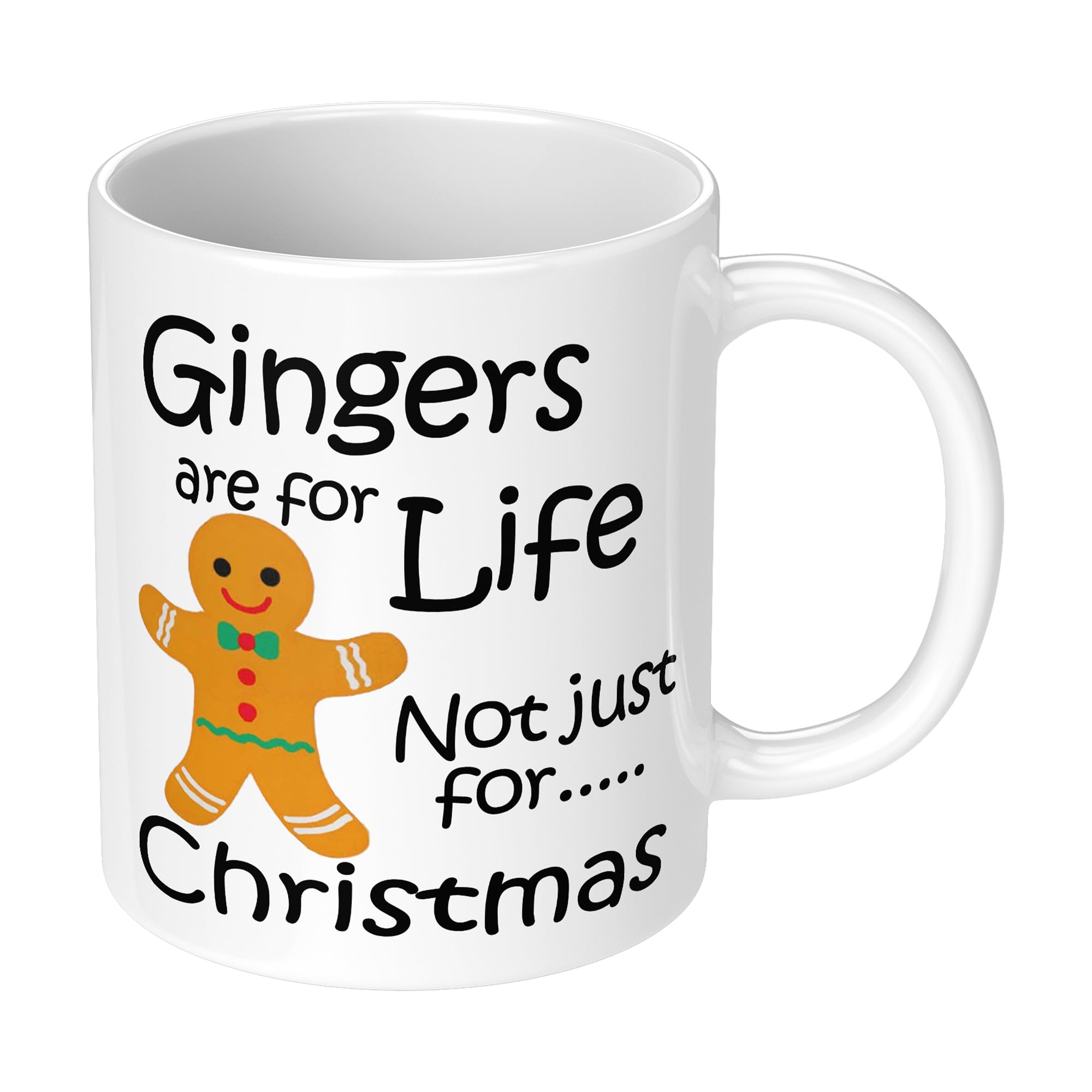 Gingers are for Life Not Just for Christmas Funny Novelty Gift Mug