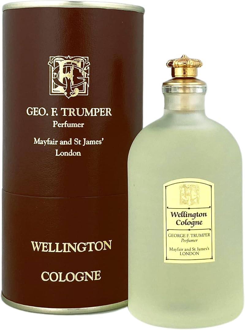 Geo F. Trumper Wellington Cologne Glass Crown Topped Bottle 100ml