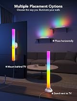 Govee RGBIC TV Light Bars 38cm WiFi Backlight for 45-70 inch TVs Alexa Google view 7