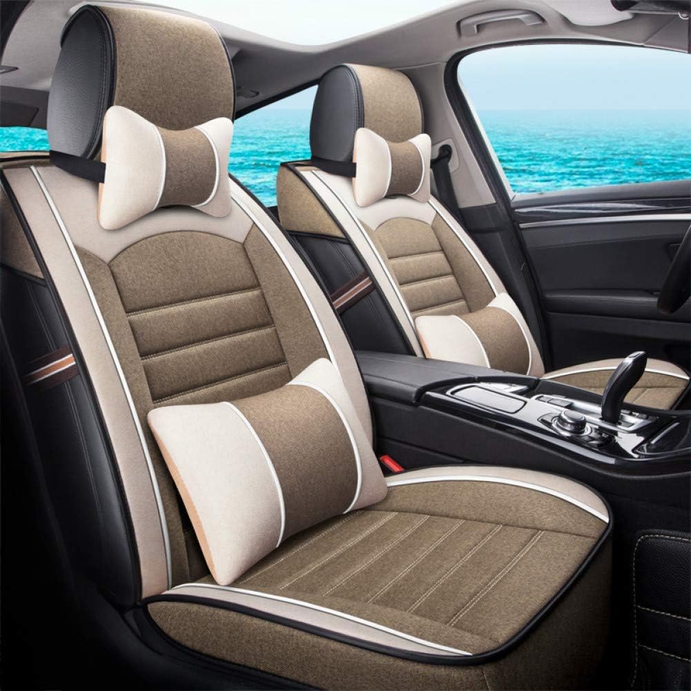 BJYG Car Seat Cover Interior Car Accessories for Toyota Land Cruiser 100 120 200 Lc200 Prado 120 150 Premio Prius 20 30 Rav4