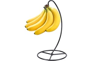 FFQ Banana Holder Stand,Banana Hanger Tree Stand Hook for Kitchen Countertop, Banana Hook Stand hold 15lb banana