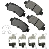 Akebono ACT1624 Ultra premium Brake pad Set, GREY