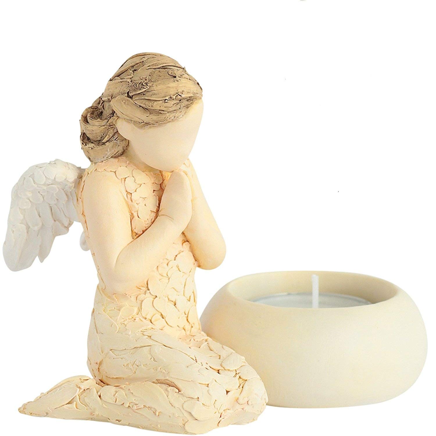 More Than Words 9587 Light of Life Angel Tealight Holder