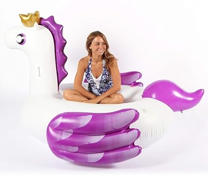 purple pool float