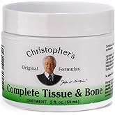 Christopher's Original Formulas Complete Tissue & Bone Ointment, Herbal Blend for Skin & Connective Tissue, 2 oz Jar