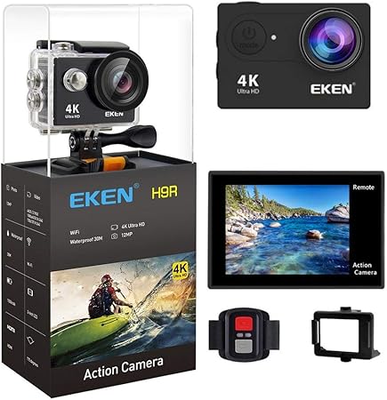 Amazon Co Jp アクションカメラ 4k Wifi搭載30m防水 手ブレ補正 2インチ液晶画面 170度広角 魚眼レンズ テレビ接続可能 多機能撮影モード2 4g リモコン付き アウトドアスポーツ シュノーケリング サーフィン 登山 徒歩に適用 ドライブレコーダーとして使用可能