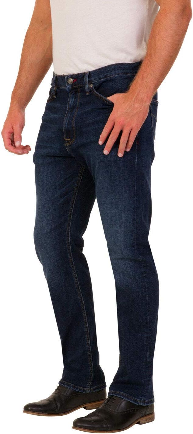Ex High Street Brand 1343 Mens Regular Fit Jean with Stretch Straight Leg