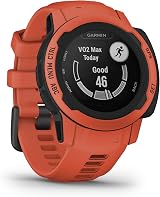 Garmin Instinct 2S Rugged GPS Smartwatch Solar Poppy Renewed view 6
