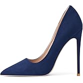 Elisabet Tang High Heels, Women Pumps Pointed Toe Stilettos 4.7 inch/12cm Sexy Heels Party Shoes