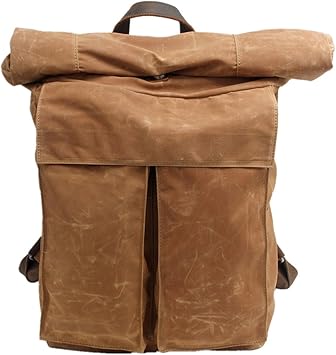 rolltop rucksack canvas