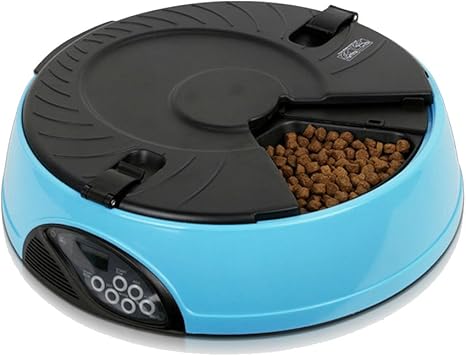 Pet Supplies Zehui Automatic Pet Feeder 6 Meals Timer Portion