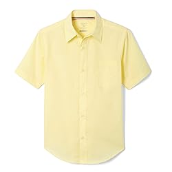 French Toast Boys' Short Sleeve Classic Poplin