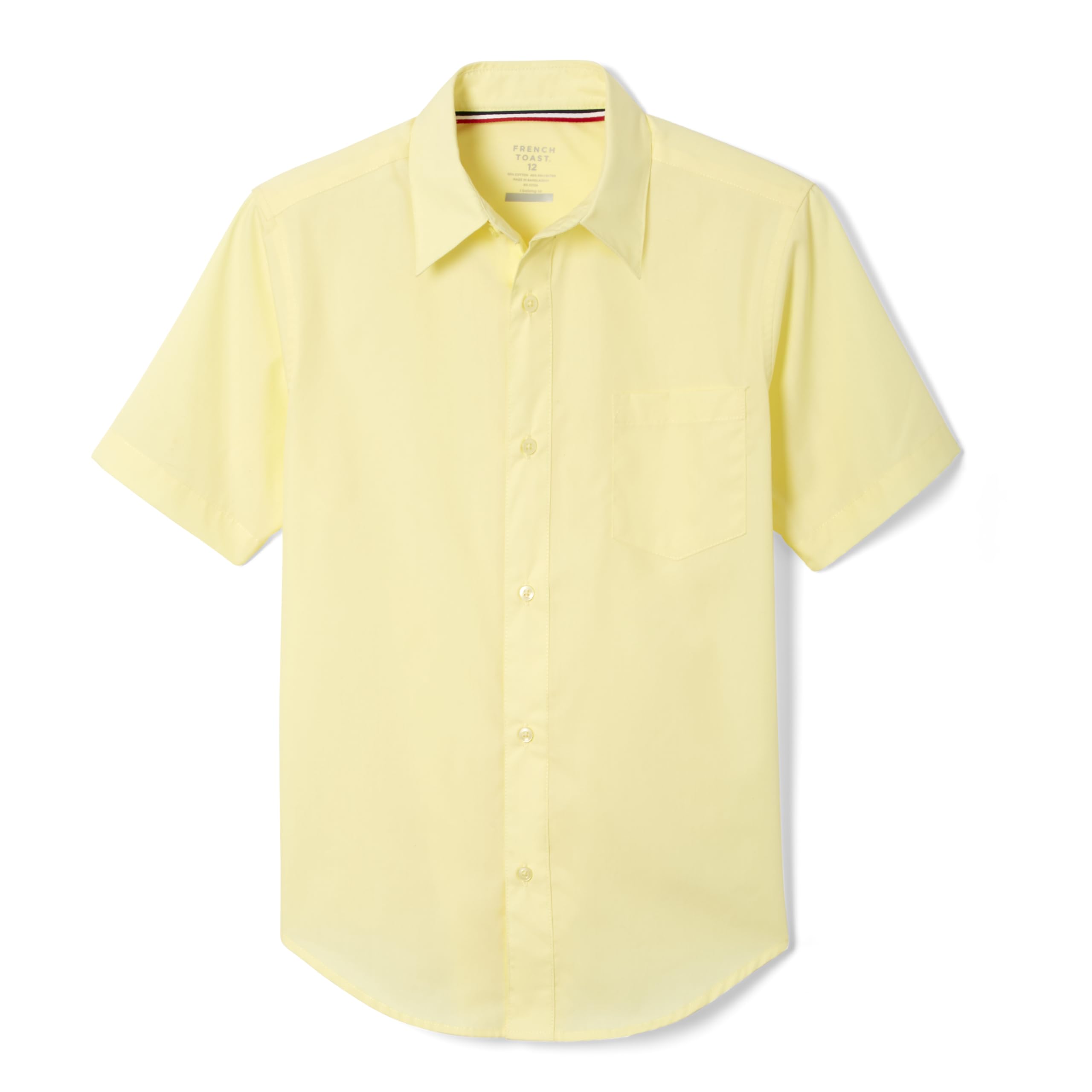 French Toast Boys' Short Sleeve Classic Poplin