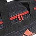 adidas Diablo Small Duffel Bag, Black Looper/ Hi - Res Red/ Black, One Size