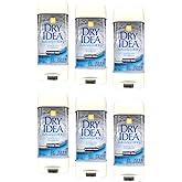 Dry Idea Advanced - Clear Gel Anti-Perspirant & Deodorant, Powder Fresh, 3-Ounce Tube (Pack of 6)