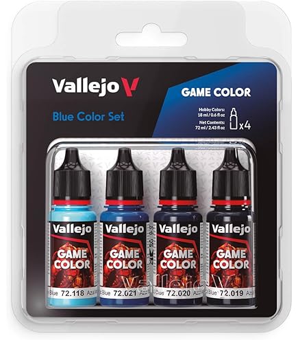 Amazon.com: Vallejo Game Color Set 72381 Orange Color Set (4x18ml