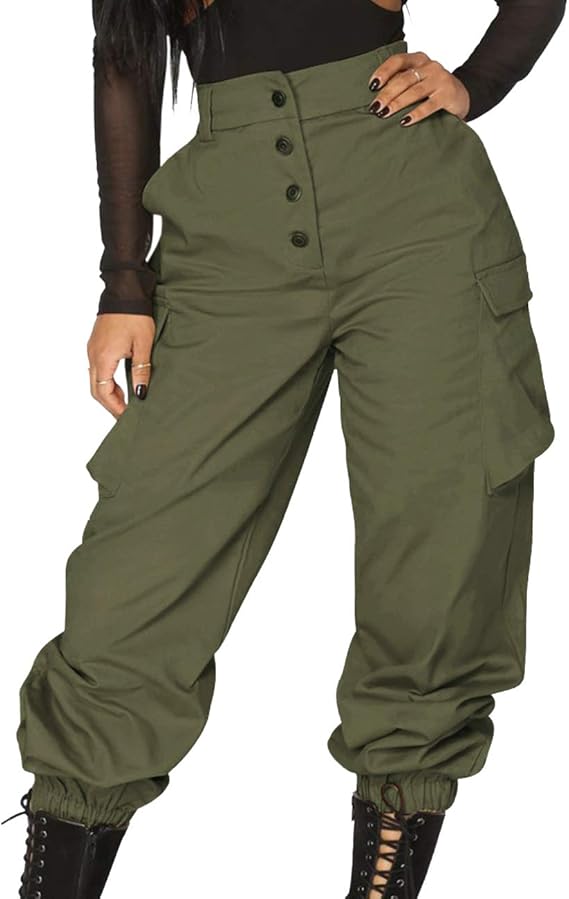 high waisted utility pants