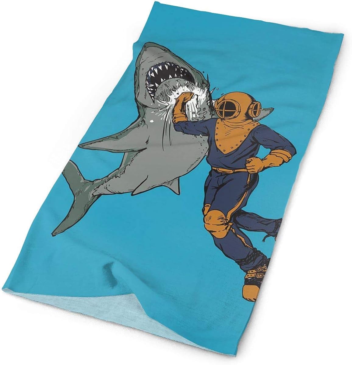 Sports Scarf Tube Stretchy Seamless Wrap Face-Masks Diver Punching Shark Headwear Head Outdoor Magic Headbands Bandana UV For Workout Yoga Running Hiking Riding Motorcycling Man Women