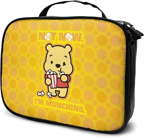 Amazon 化粧ポーチ メイクポーチ くまのプーさん 大容量 防水 メイクブラシバッグ コスメポーチ ウォッシュバッグ 小物入れ コンパクト 機能的 仕切り 化粧品収納 かわいい おしゃれ 旅行 出張 Dalla 化粧ポーチ 通販