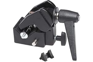 fotoconic Super Clamp Multi-Function Studio Clip Mount with 1/4" 3/8" Male Stud Spigot