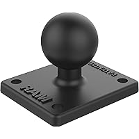 Ram Mount 2 X 1.7-Inch Base with 1-Inch Ball That Contains The Universal Amps Hole Pattern for The Garmin Zumo/Tomtom Rider/U