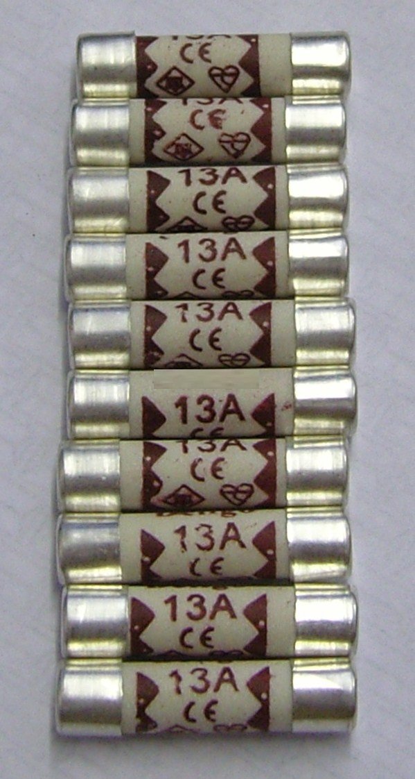 LGA Selectric BS1362 13 Amp Fuses Pack of 10