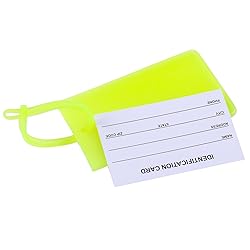 2 Packs Colorful Flexible Travel Luggage Tags for