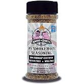 Smoke n Sanity Smokehouse Seasoning, Low FODMAP, 5 oz Shaker | Monash Certified Low FODMAP, Vegetarian, Gluten Free, Dairy Free, MSG Free, Kosher, IBS Friendly, Gut Friendly