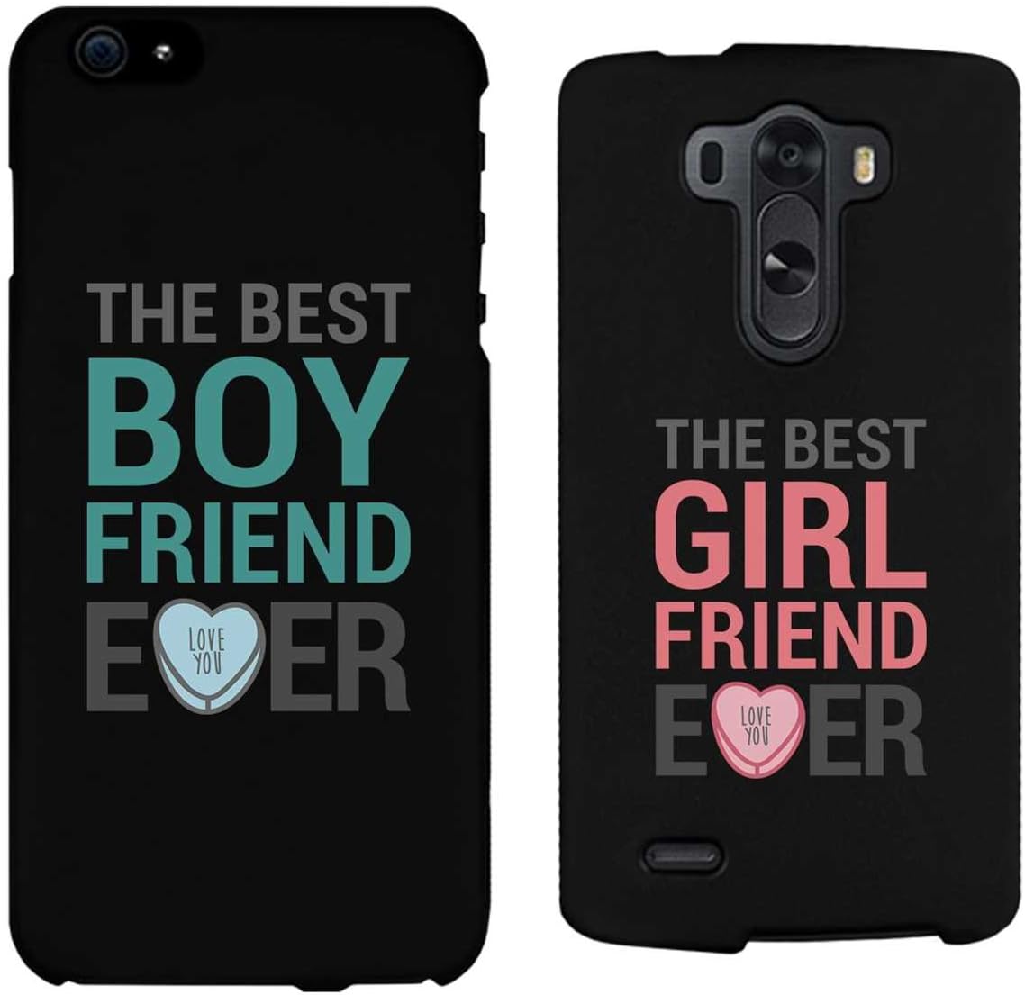 365 Printing Best Girlfriend and Boyfriend Ever Matching Phone Cases