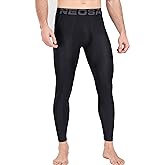 NEOSAN Men's Compression Leggings Sports Base Layer Running Workout Basketball Athletic Cycling Tights Pants