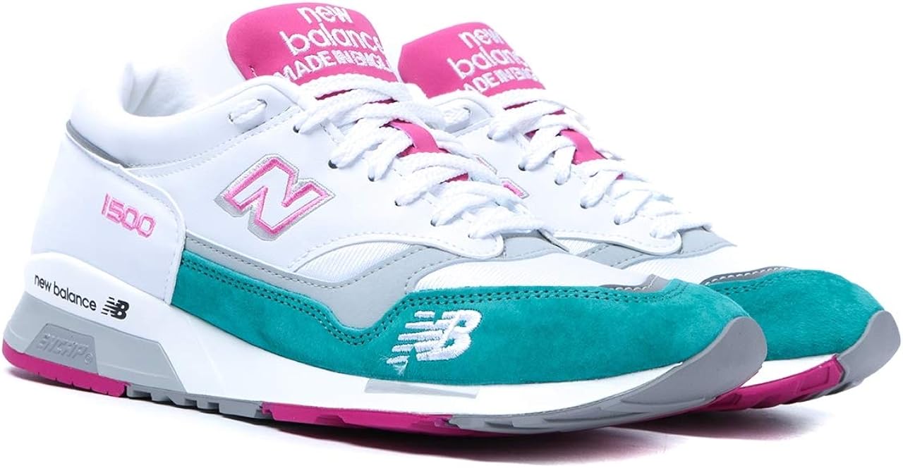 new balance 1500 white pink teal