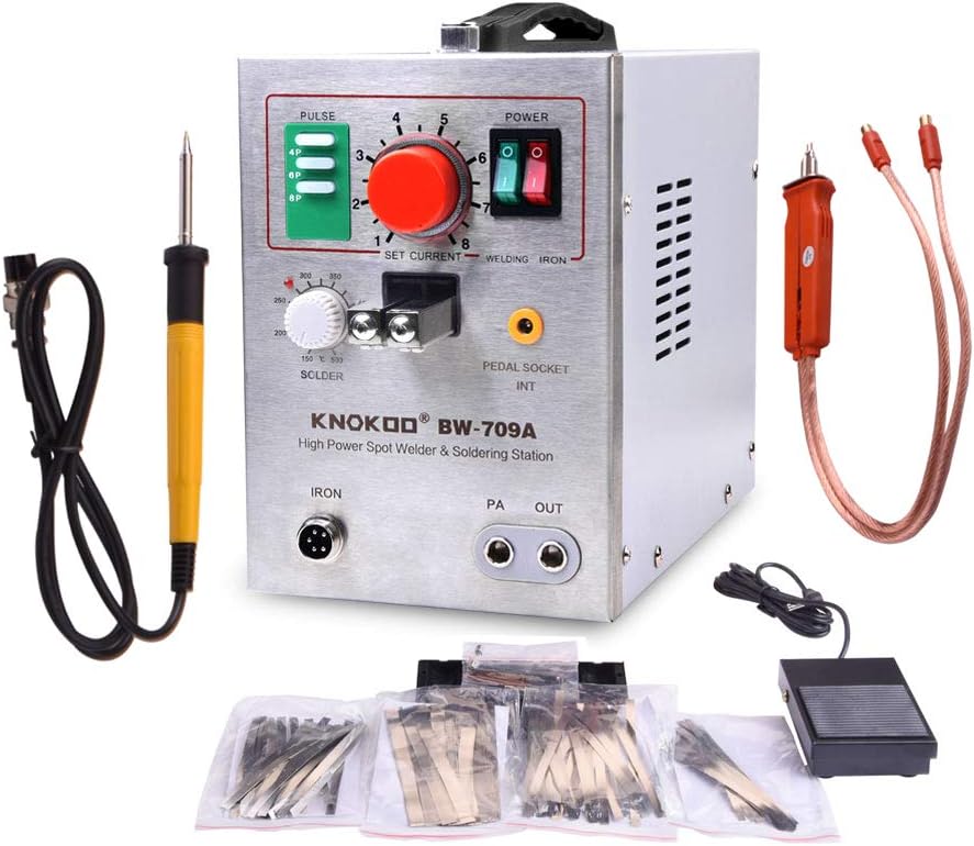 Poste à Souder Par Points 110V 2 En 1 - 1,9 KW, Modèle 709A, Neuf Pour Batteries