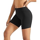 TomTiger Yoga Brushed Fabric Shorts for Women Biker Shorts Workout Butt Lifting Tummy Control High Waist Women's Short