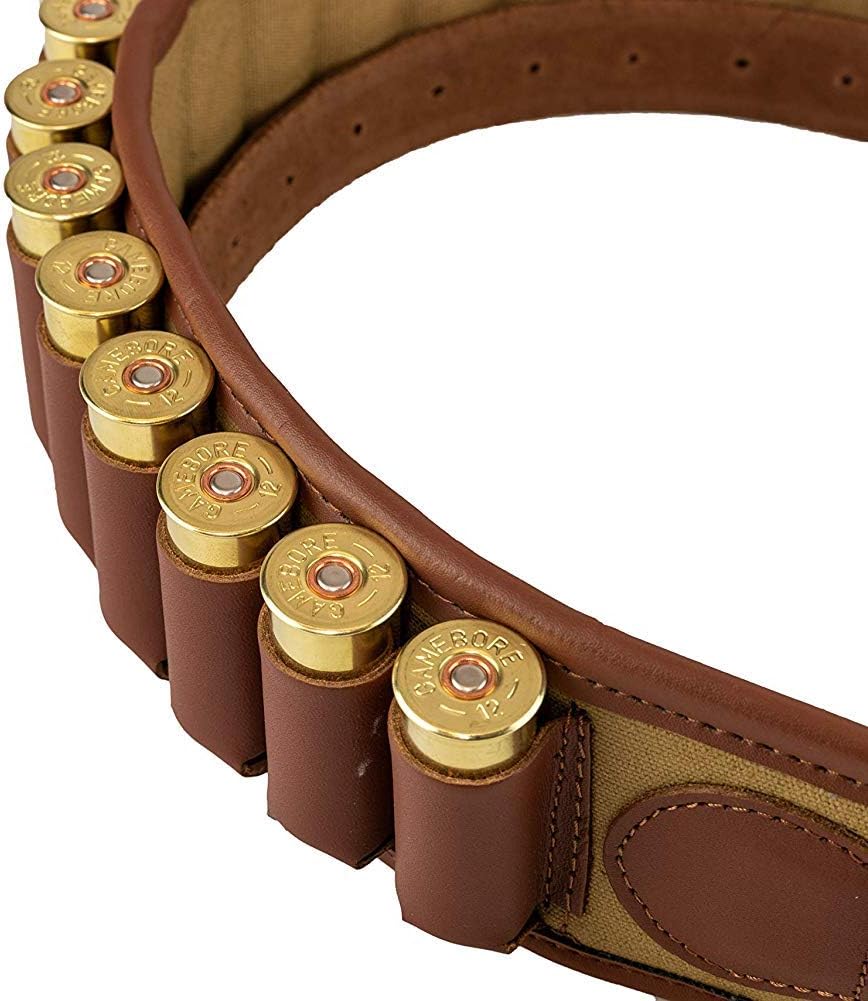 JACK PYKE Heavy Duty Cotton Canvas Cartridge Holding Belt Fawn, 30 à 46 pouces (76 à 117 cm) - Image 3